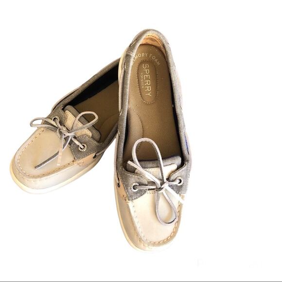 Sperry Womens Angelfish Linen Flats casual - Picture 1 of 11